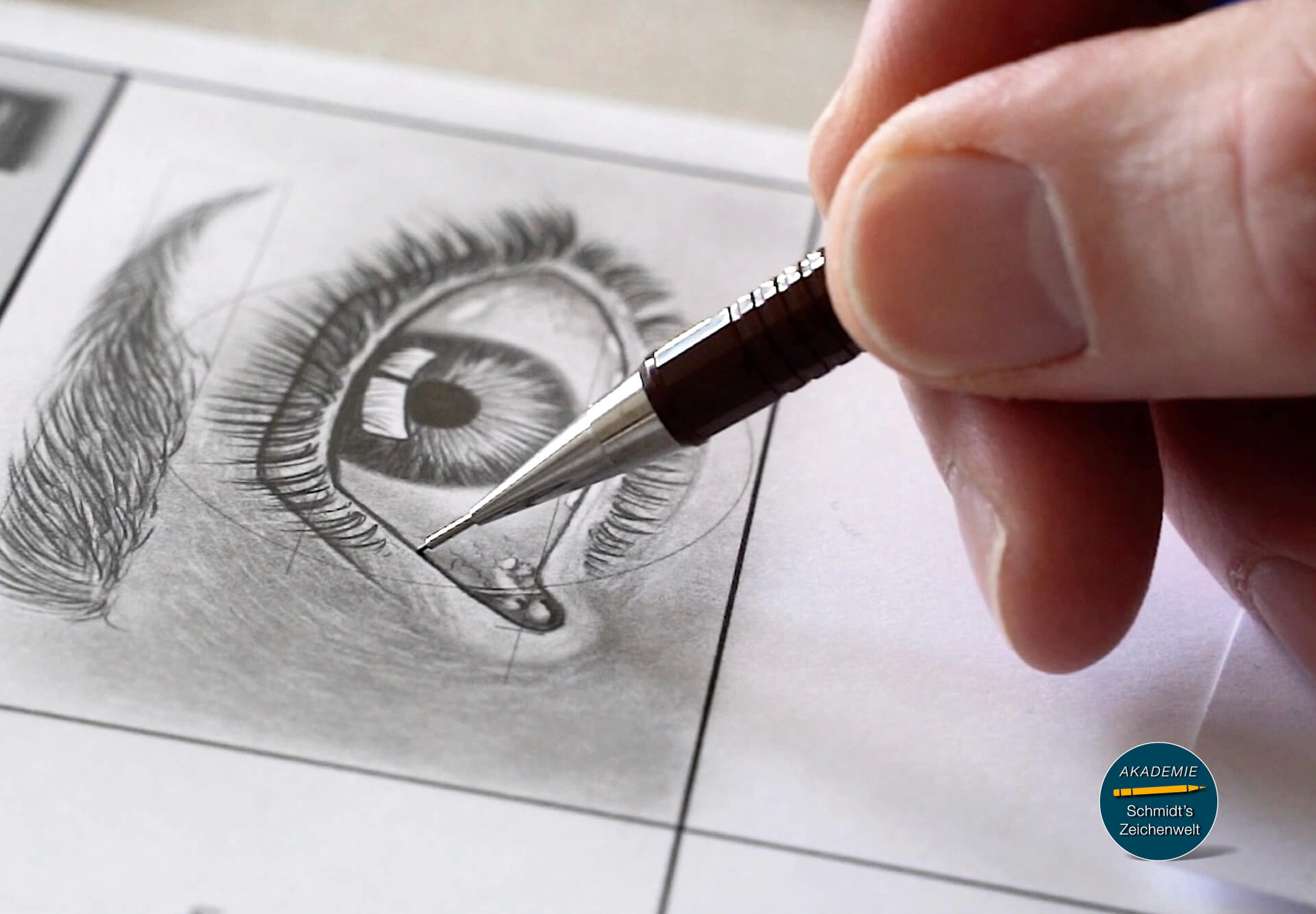 Augen realistisch zeichnen-Schmidts Zeichenwelt 