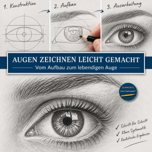 Zeichenkurs "Augen zeichnen leicht gemacht", Akademie Schmidts Zeichenwelt