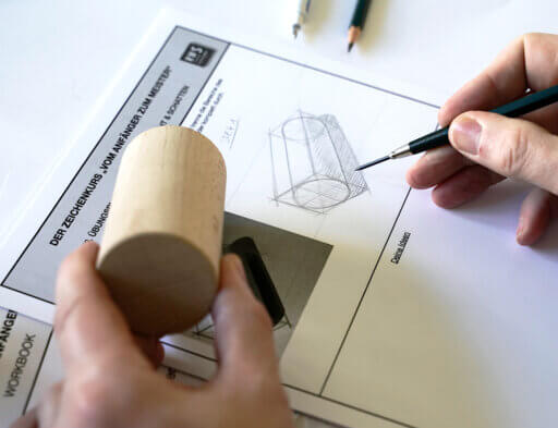 Zylinder richtig zeichnen lernen