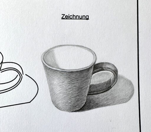 Tasse zeichnen