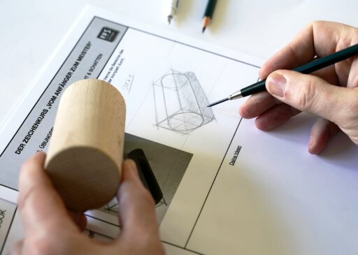 Zylinder zeichnen lernen