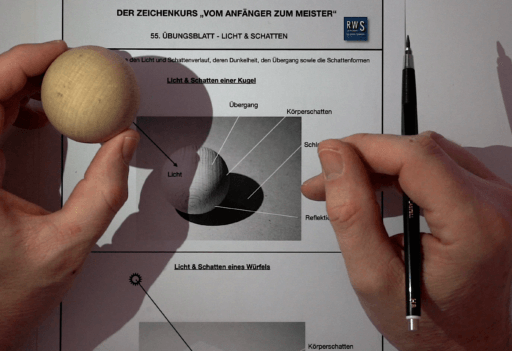 Zeichnen lernen: Licht & Schatten