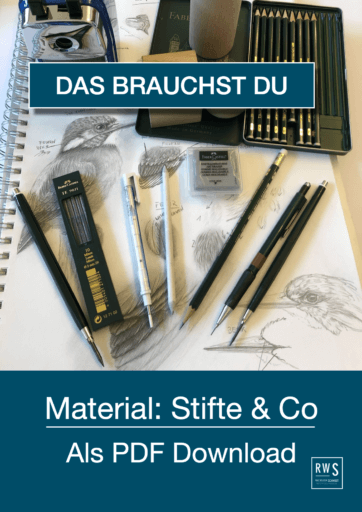 Bleistifte-Künstler Material