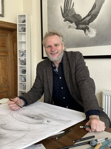 Ralf Wilhelm Schmidt zeichnet Adler