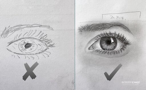 Augen zeichnen Online lernen mit Ralf Wilhelm Schmidt