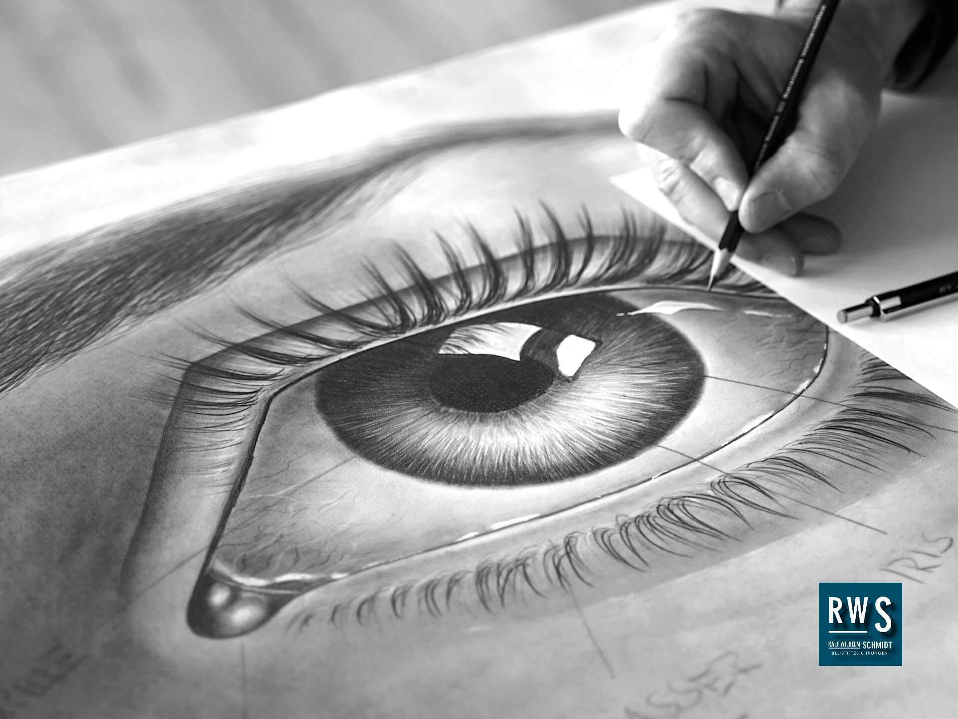 Augen zeichnen lernen-der Zeichenkurs von Ralf Wilhelm Schmidt 