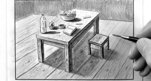 Stillleben zeichnen -Schmidts Zeichenwelt