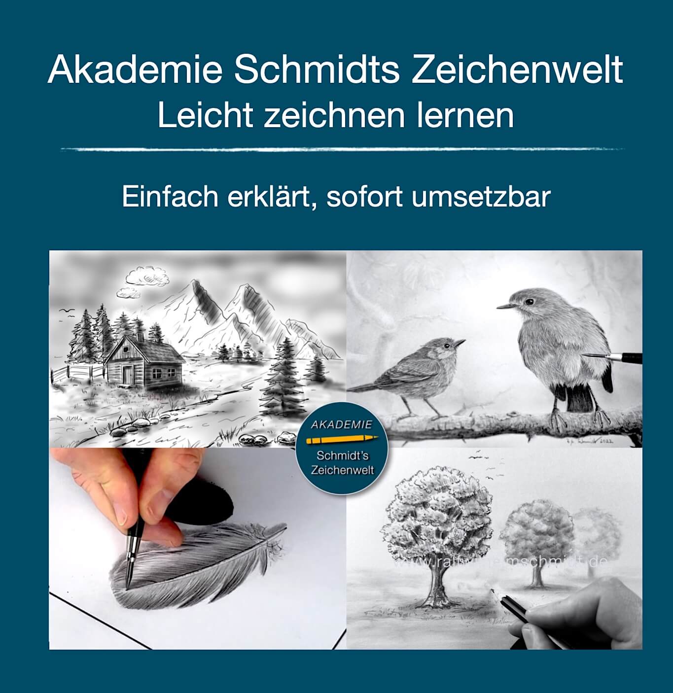 Akademie Schmidts Zeichenwelt-leicht zeichnen lernen