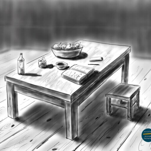 Zeichenkurs Stilleben zeichnen-Schmidts Zeichenwelt