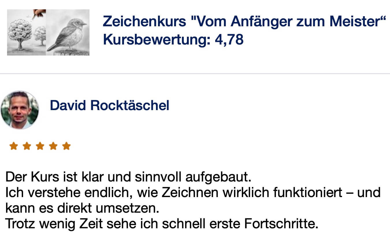 Feedback Akademie Schmidt's Zeichenwelt-Mitgliedschaft