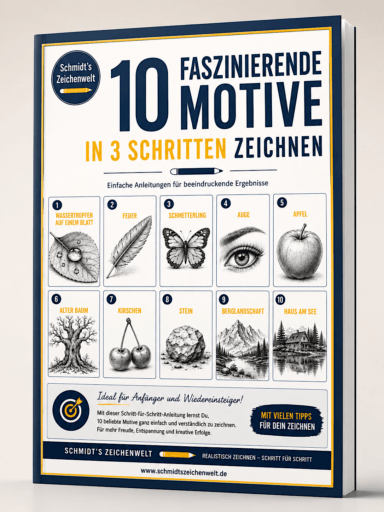 10 Motive in 3 Schritten zeichnen (PDF)