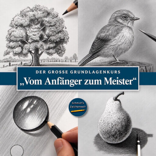 Zeichenkurs Grundlagen "Vom Anfänger zum Meister" Schmidts Zeichenwelt
