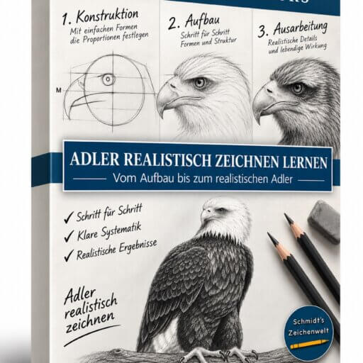 Adler zeichnen lernen-Zeichenkurs