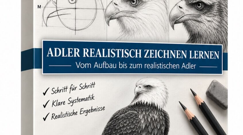 Adler zeichnen lernen-Zeichenkurs