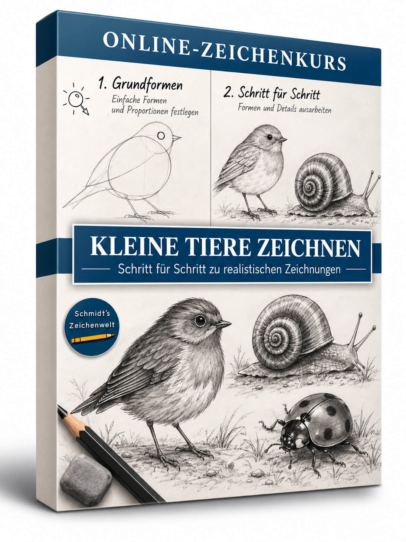 Tiere zeichnen lernen-Zeichenkurs