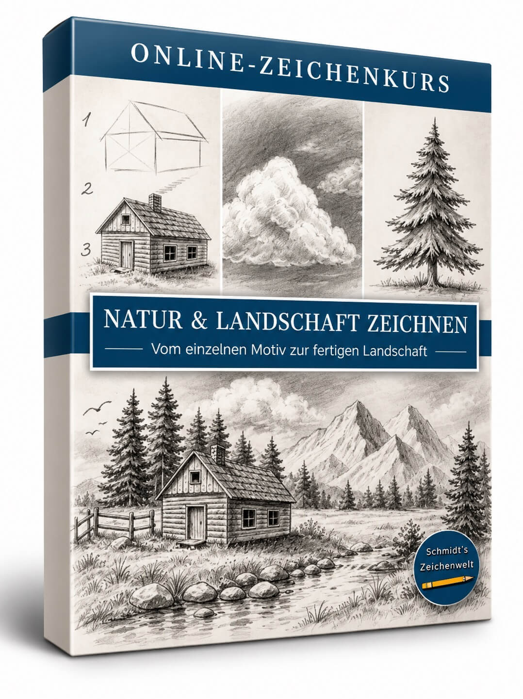 Zeichenkurs „Natur & Landschaft zeichnen“ , zeichnen lernen